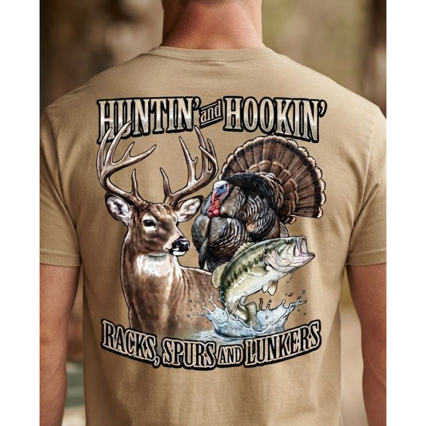 Huntin' & Hookin' short sleeve T